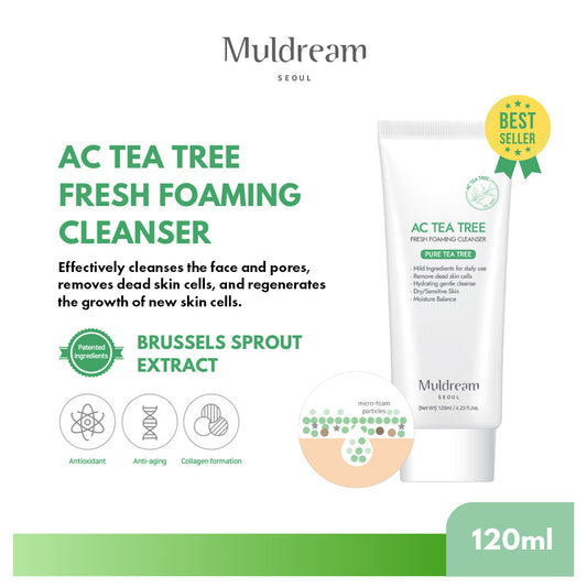 Muldream - AC Tea Tree Fresh Foaming Cleanser 120ml