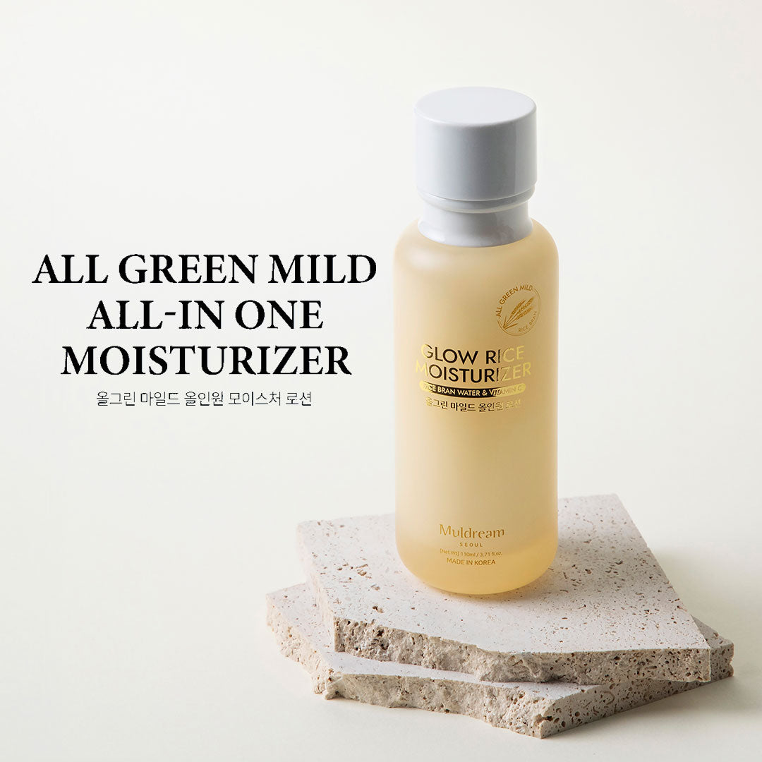 Muldream All Green Mild All-in-One / Glow Rice Moisturizer (White) 110ml