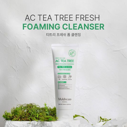 MuldreamMuldream - AC Tea Tree Fresh Foaming Cleanser 120ml8809443286857